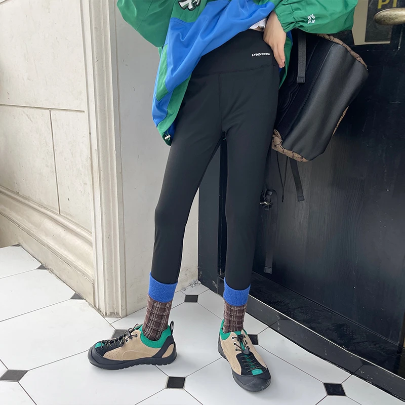 

Children's sports casual pants 2022 summer new all-match loose striped leggings nine-point pants