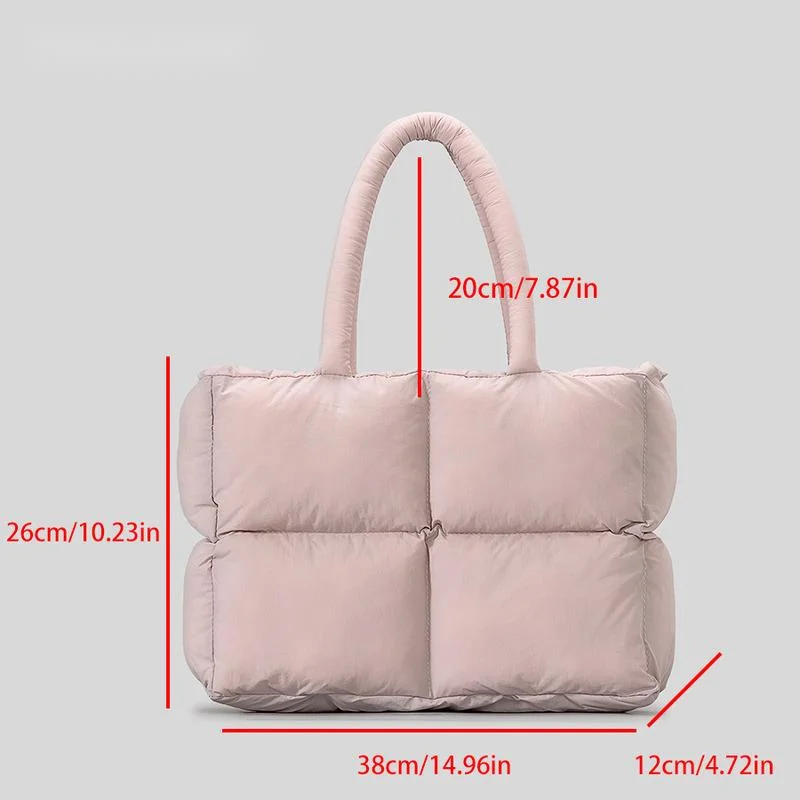 Женская пуховая сумка на плечо Pioneer модная вместительная пушистая дизайнерская