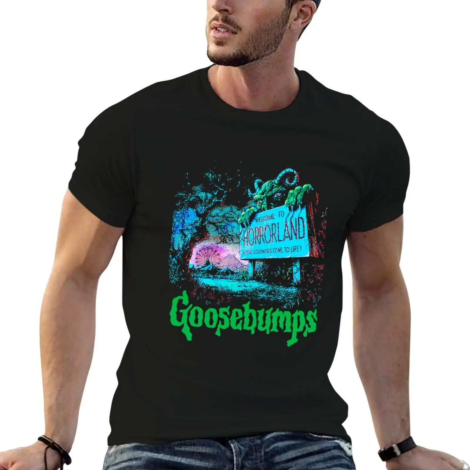 Фото Футболка Goosebumps Horrorland для тренировок с короткими рукавами №1