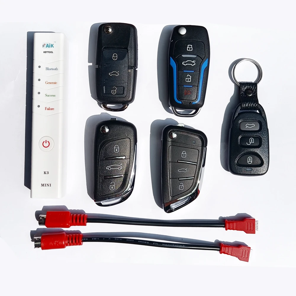 

Set Remote Maker Unlocker Key Generator Transponder Chip Copier with Data Collector Auto Key Programming Tool with 5 Remote Key