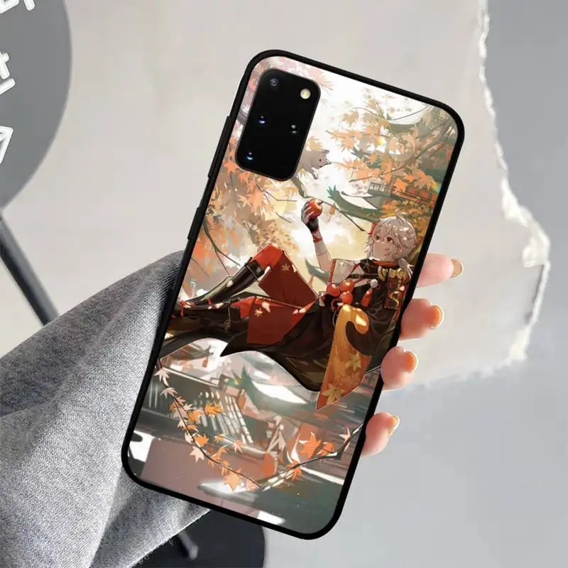 Genshin Impact Kaedehara Kazuha Phone Case for Samsung S20 lite S21 S10 S9 plus for Redmi Note8 9pro for Huawei Y6 cover