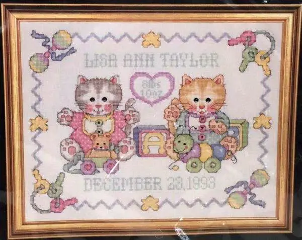 

43-40 Набор для вышивки крестиком с котом