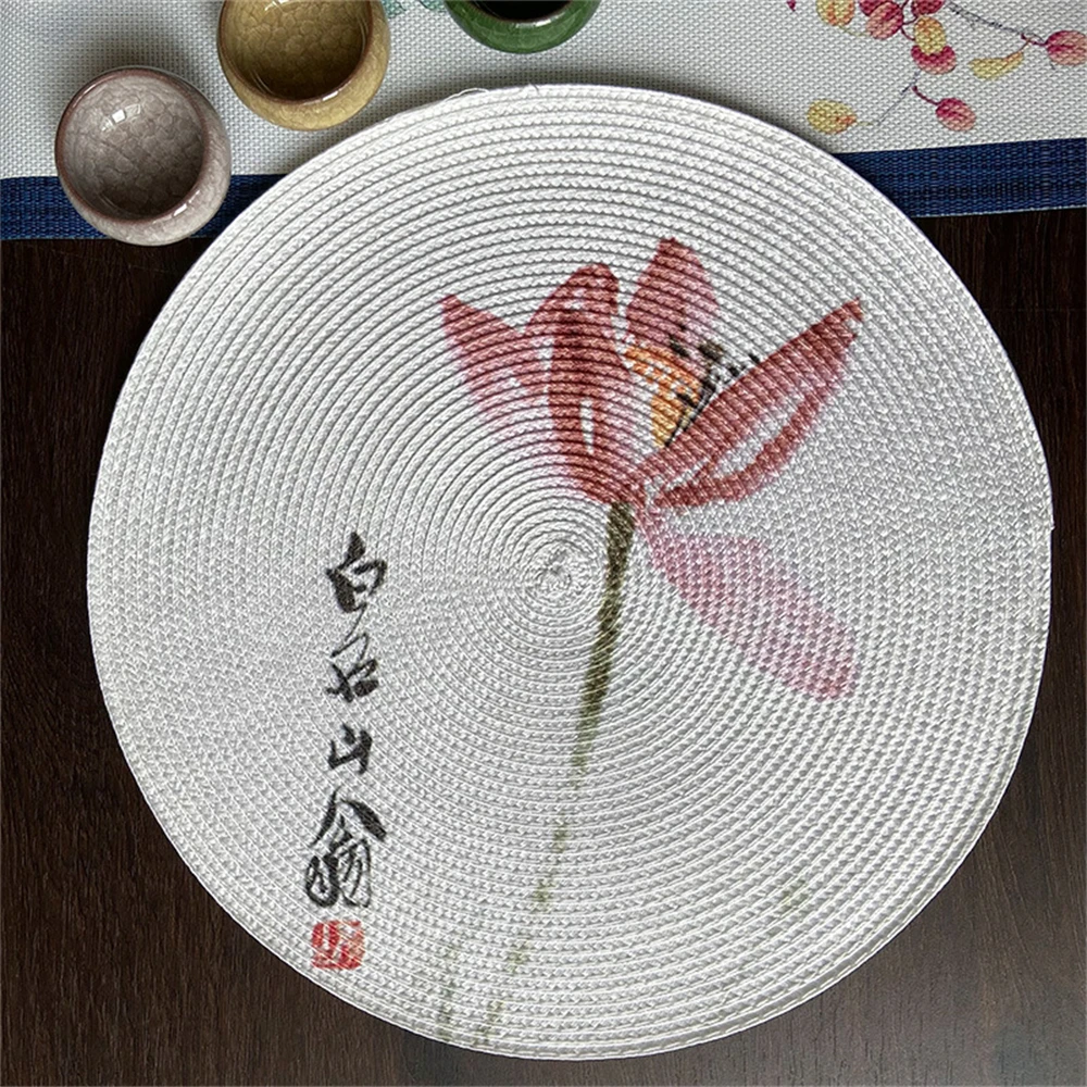 

Круглые салфетки Eruzny, цветные, хлопчатобумажные, диаметр 38 см