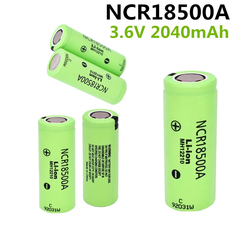 

Neue Hohe 18500a 18500 2040 мАч 100% Оригинальная лампа для заряда аккумуляторов 3,6 В