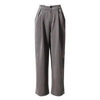 spring and autumn casual pants womens spring and summer thin pants with loose vertical feeling and wide straight legs