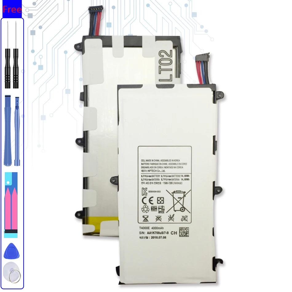 

Tablet Battery T4000E For Samsung Galaxy Tab3 7.0 T210 T211 T2105 T217a SM-T210 Replacement Tablet Battery