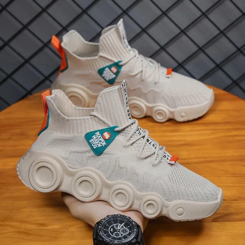

Men Shoes Men Breathable Sports Shoes Comfortable Shock Absorption Running Shoes Fashion Outdoor Casual Shoes Zapatillas Hombre