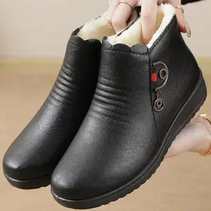 Comprar Botines de mujer nuevos Otoño Invierno botas individuales de cuero para  mujer zapatos de mujer botines Martin de tacón bajo con punta estrecha