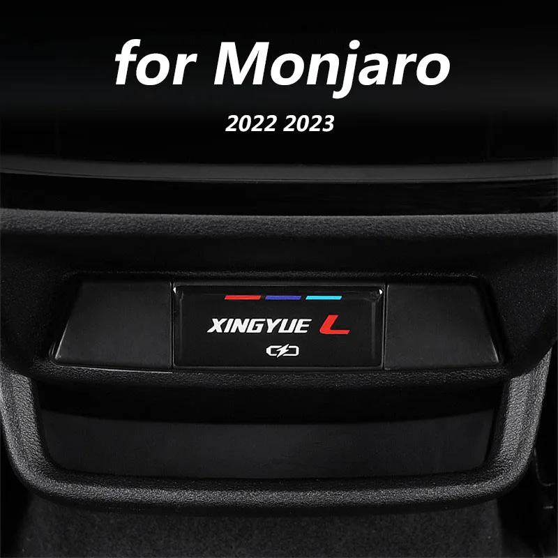 

for GEELY Monjaro KX11 2022 2023 Car interior decoration accessories UBS interface protective cover dust cover 1pcs