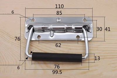 

Складная пружинная ручка из нержавеющей стали для ящиков для инструментов, чемоданов, оборудования, шкафов, выдвижных ящиков, фурнитура, аксессуары