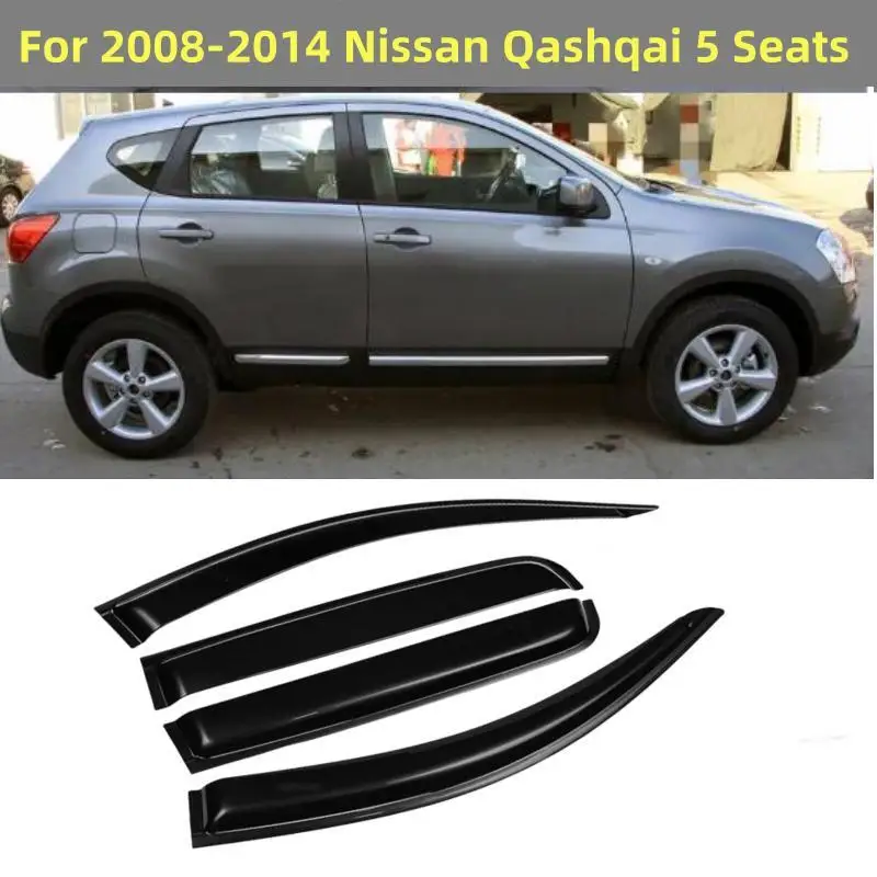 Для Nissan Qashqai 2009-2014 автомобильные аксессуары оконные козырьки дождевая