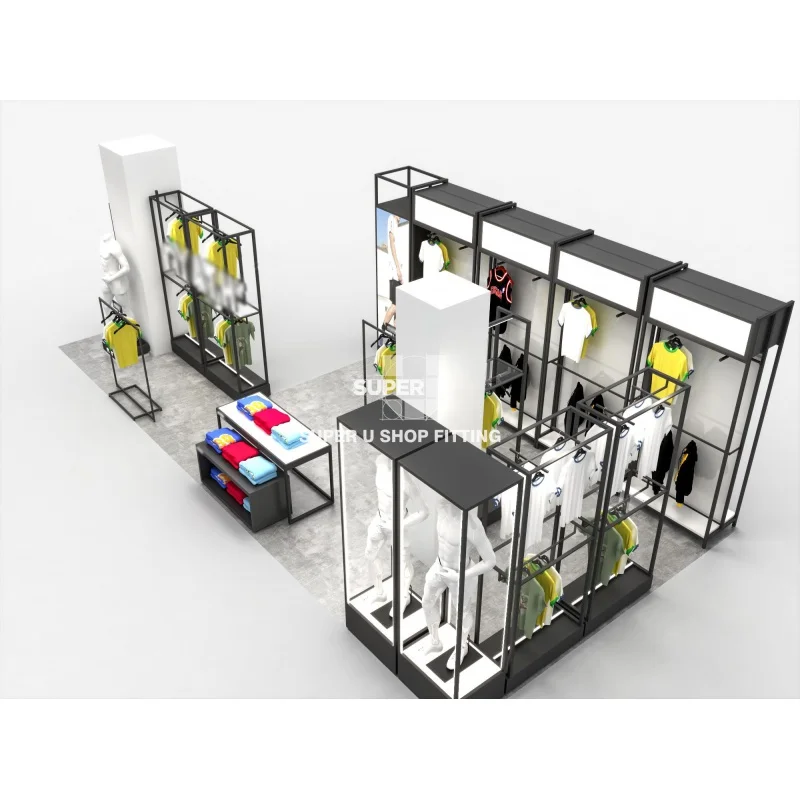 (Под заказ) Модный спортивный киоск для розничных торговых центров под заказ
