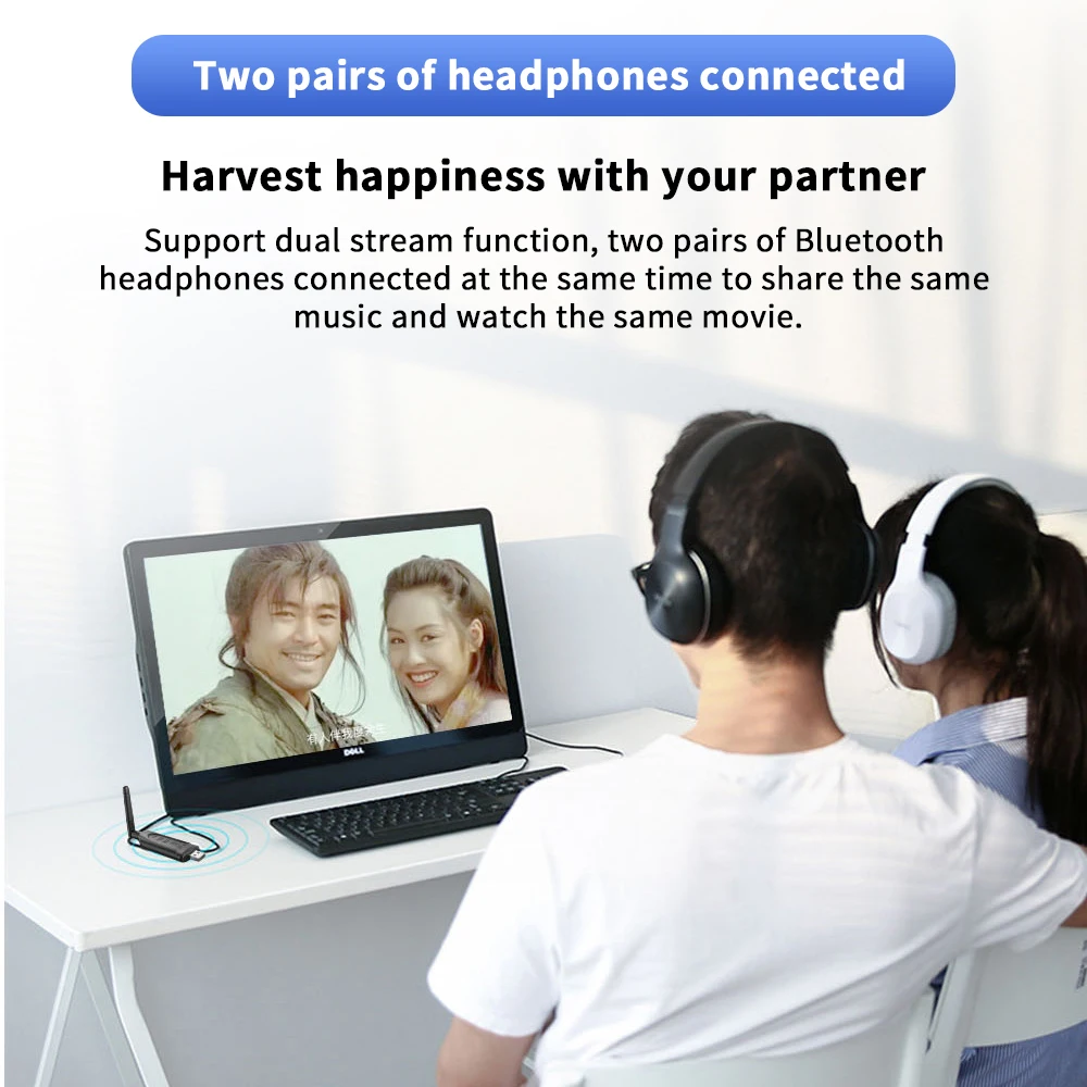 Zexmte Bluetooth 5 3 адаптер для ПК динамик USB аудио передатчик наушников Поддержка APTX |