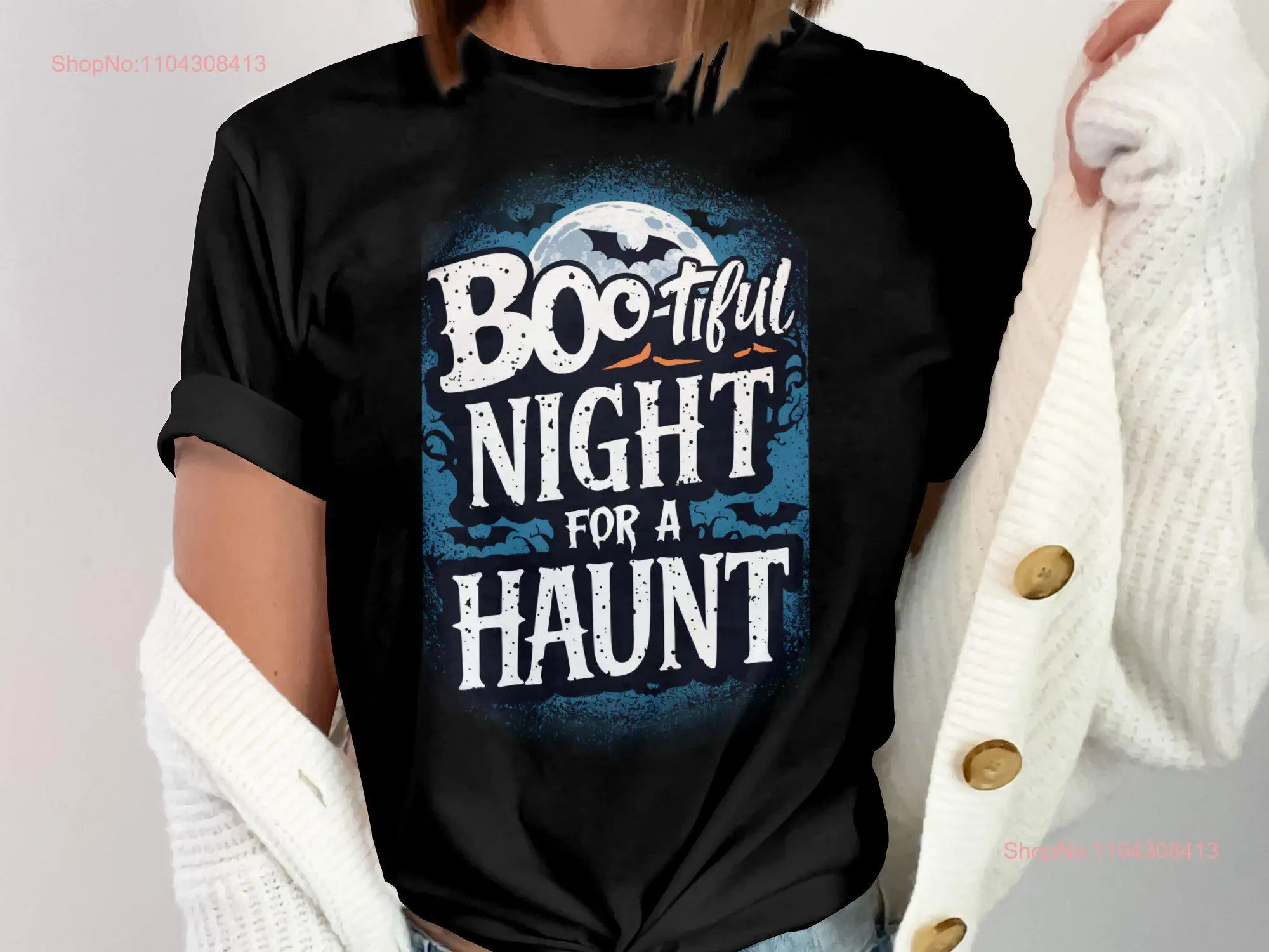 Футболка Boo tiful Night for a Haunt идеальные торжества на Хэллоуин жуткие собрания и