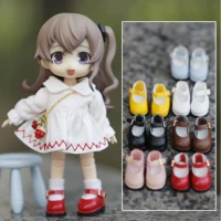 ob11 baby shoes all match basic ymy 18 112 molly ufdoll bjd japanese small leather shoes