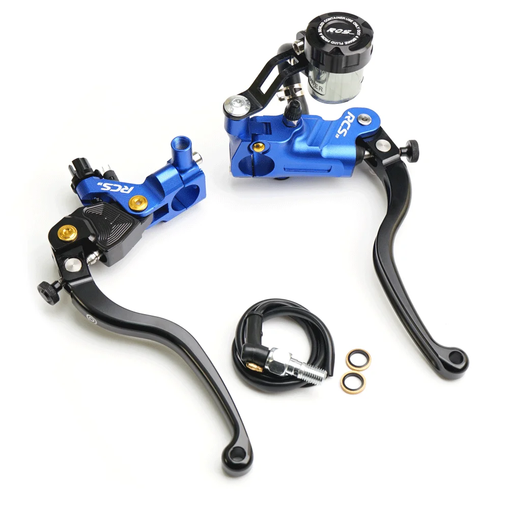 

19RCS рычаг тормозной муфты гоночного мотоцикла, правый главный цилиндр 19 мм поршень, левый окунь линия кабеля сцепление Универсальный 22 мм рычаг