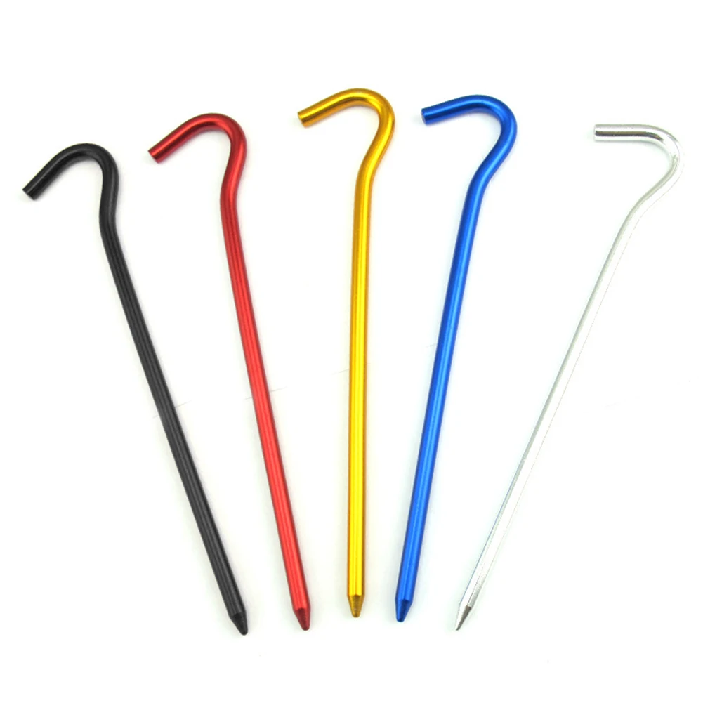 

10 шт., 18 см, портативный навес из алюминиевого сплава для кемпинга и пляжа