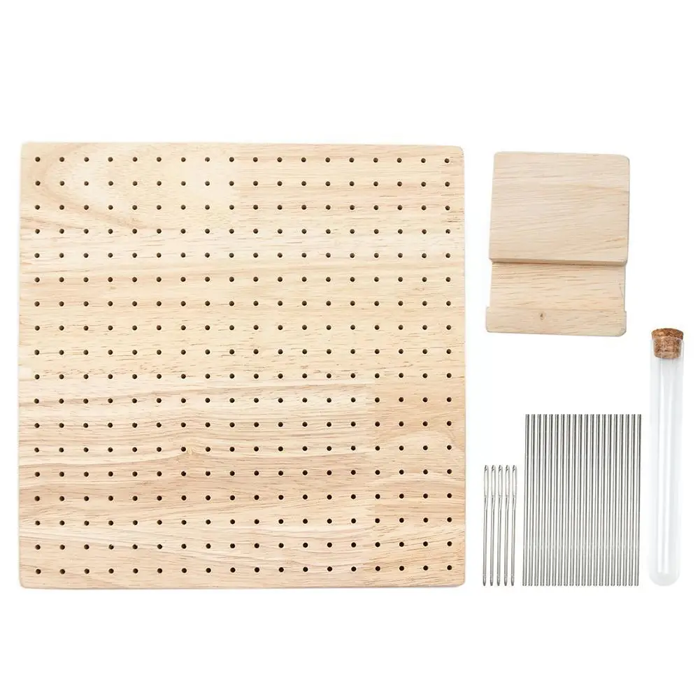 

Wooden Blocking Board With 324 Small Holes Granny Square Crochet Board For Diy Sewing Knitting Crafting V3n8