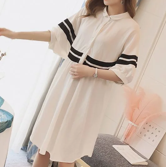 

Maternity Funny Baby Women Shirt Girl New Mom Big Size Clothes Pregnant gray