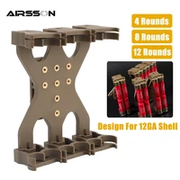 tactical 4812 rounds shotgun 12 gauge shell holder adjustable magazine ammo pouch belt clip adaptor mag hunting accesories