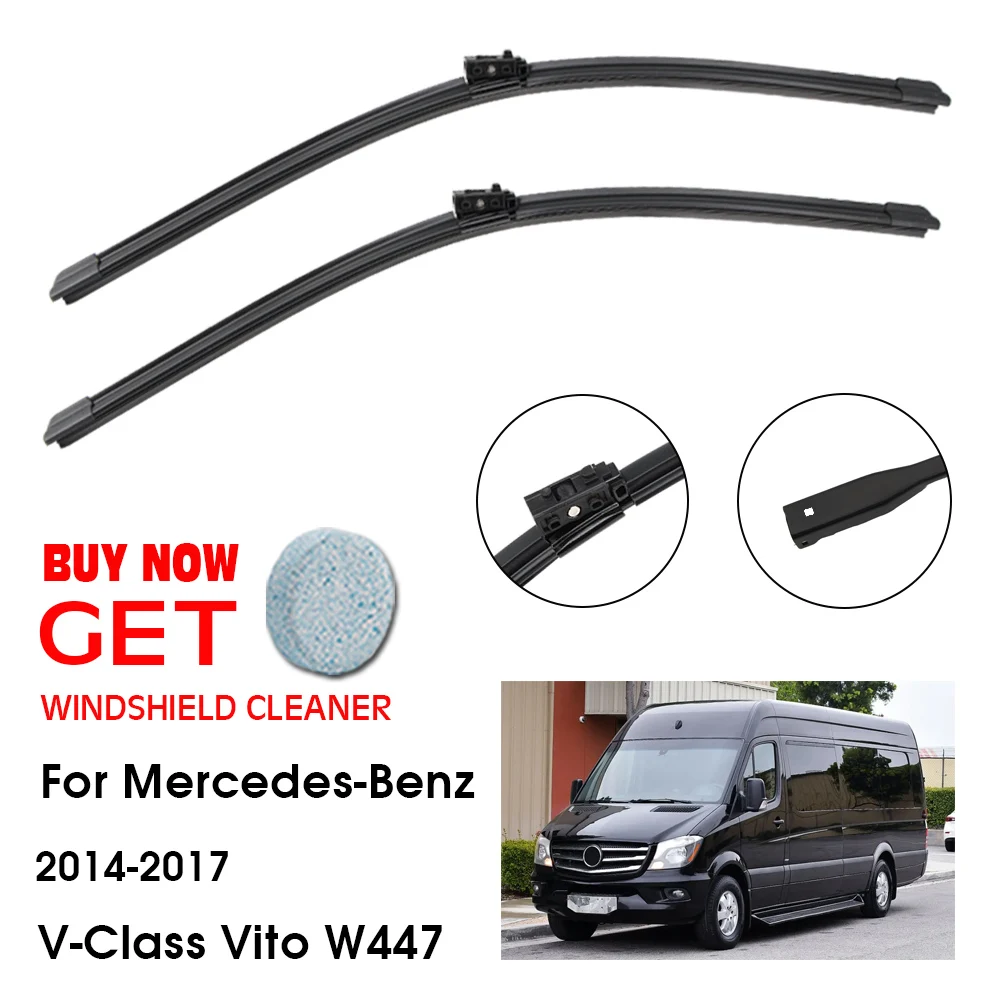 

Car Wiper For Mercedes-Benz V-Class Vito W447 28"+18" 2014-2017 Fronte Window Washer Windscreen Windshield Blades Accessories