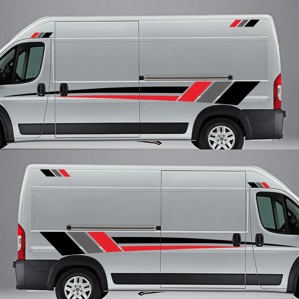 

Camper Van Car Body Side Stripe Stickers Accessories For VW T5 T6 Fiat Ducato Ford Transit Mercedes Benz Vito Viano W447 W639