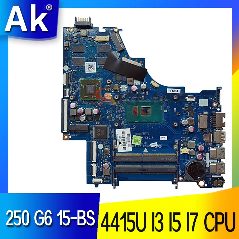

Материнская плата для ноутбука HP 250 G6 15-BS с параметрами 4415U