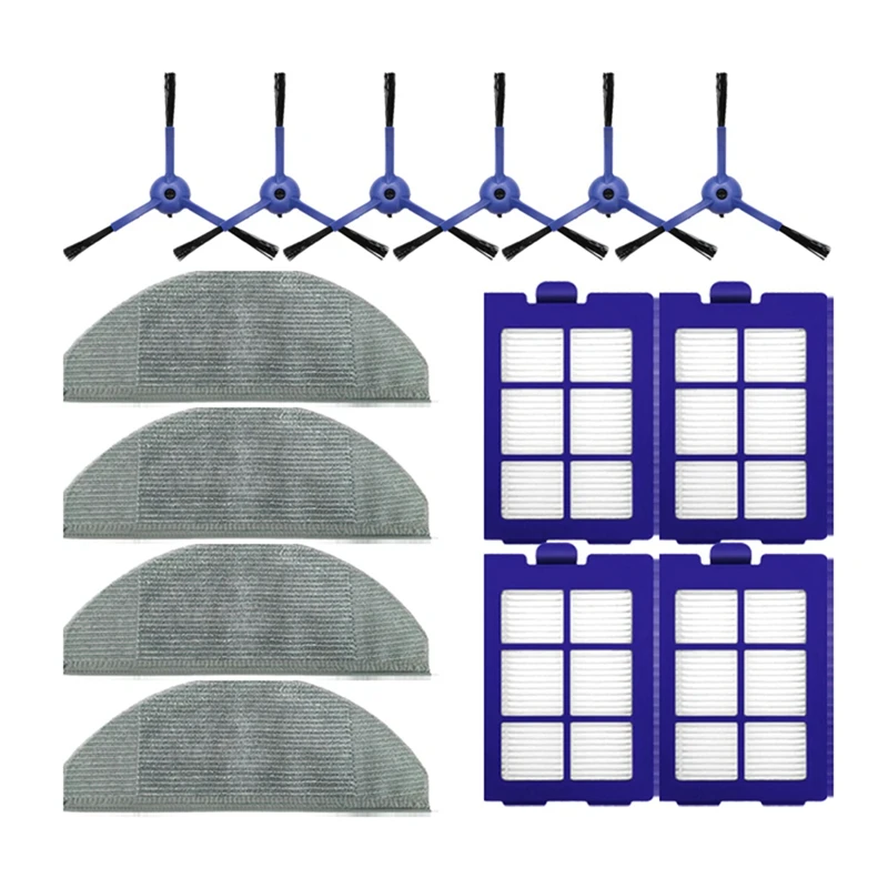 

SANQ For Eufy Robovac Double Cyclone Vacuum Cleaner Robot Replacement Mop Cloth Filter Side Brush Robovac X8 Series Accessory