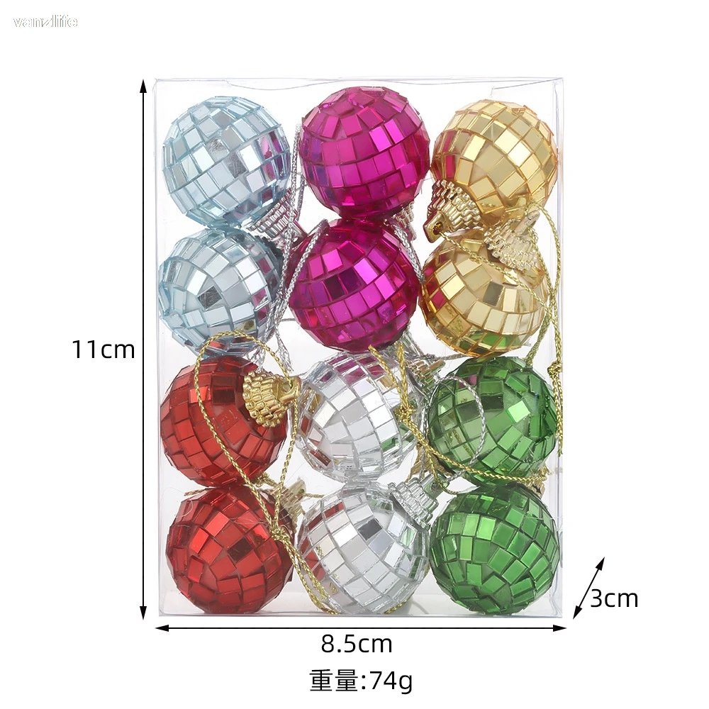 

Рождественский диско-шар, 6/12 шт.