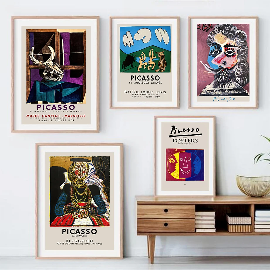 Скандинавские плакаты с изображением Пабло Пикассо вальлауриса черепа сельской