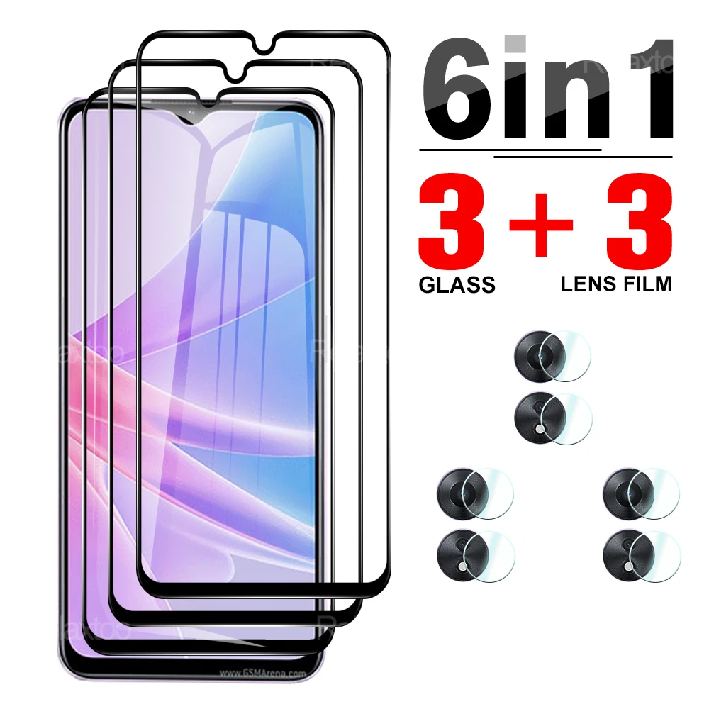 

Закаленное стекло 2-8 в 1 для Oppo A58 A58X A78 5G, Защита экрана для Oppo A58 A58X A78 5G, защитная пленка против царапин