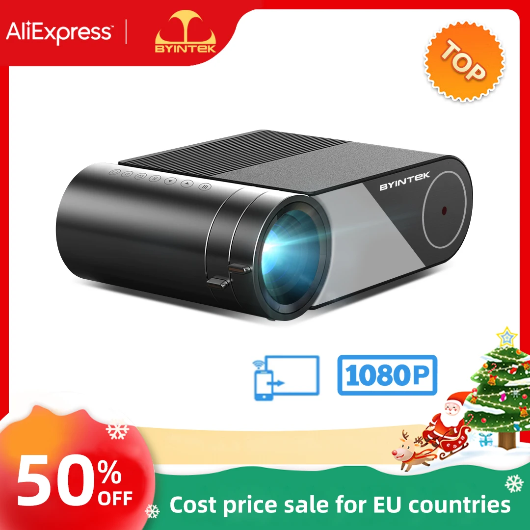 BYINTEK K9 Mini 1280*720P Portable Video Home Theater Wifi-d