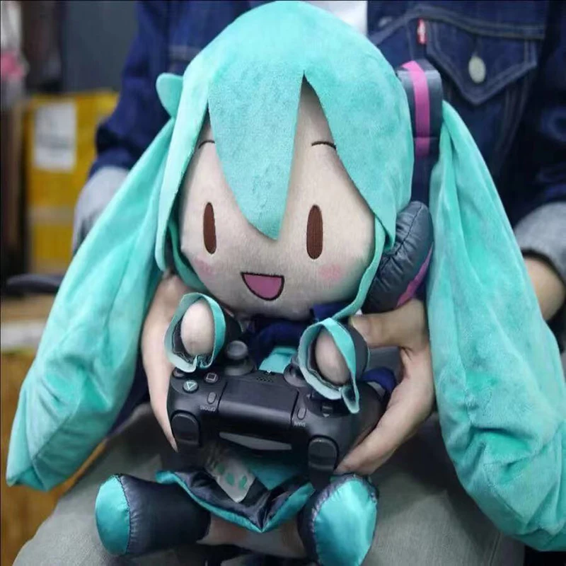 

32cm Large 12.6 inch Sound Miku Plush Toys Cat Variety Style Cat Girl Sound Cosplay Anime Plush Doll Figure Christmas Gift