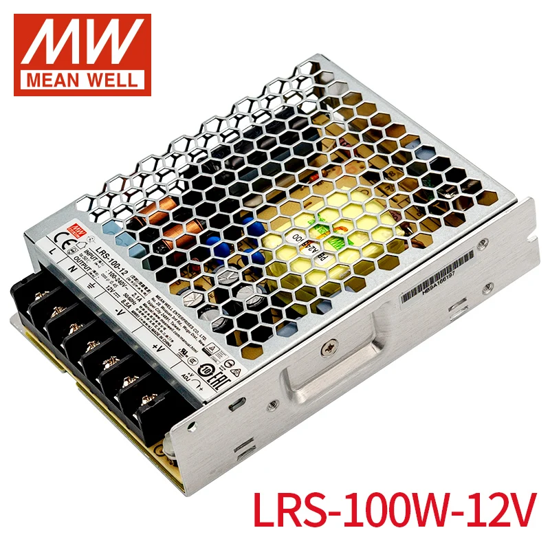 

LRS-100 импульсный источник питания 100W5V12V24V DC светодиодный трансформатор для мониторинга NES/S