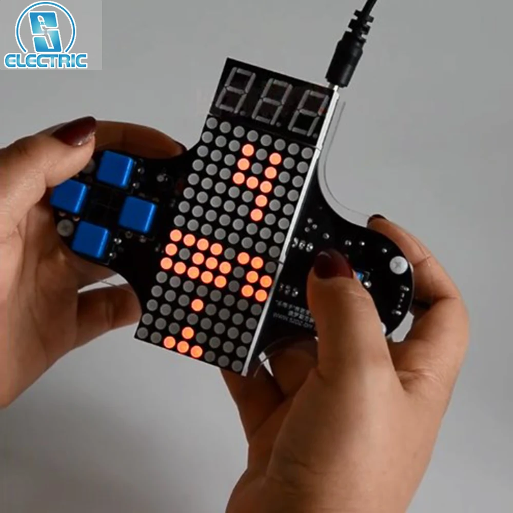 Игровая консоль с рукояткой комплект Тетрис забавная электронная игра сделай