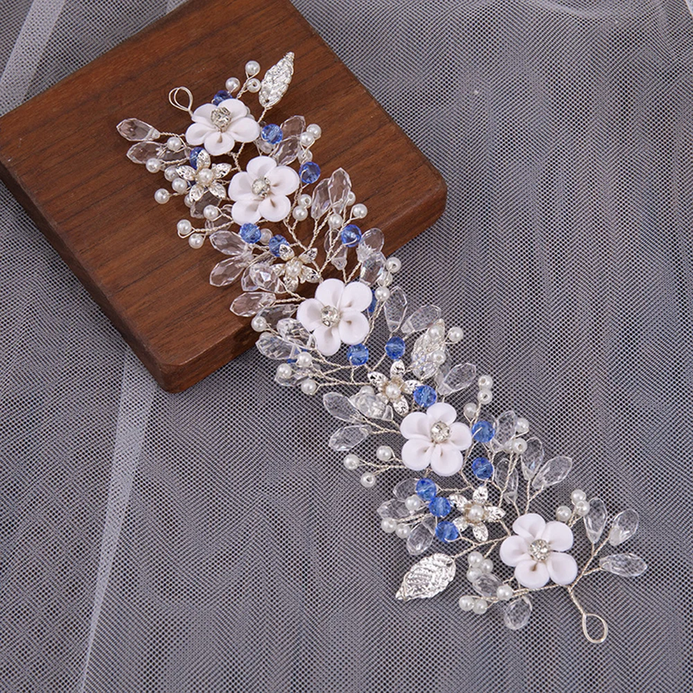 

Тиара ручной работы, свадебная повязка на голову, головной убор для невесты, украшение на голову, свадебные аксессуары для волос, головной у...