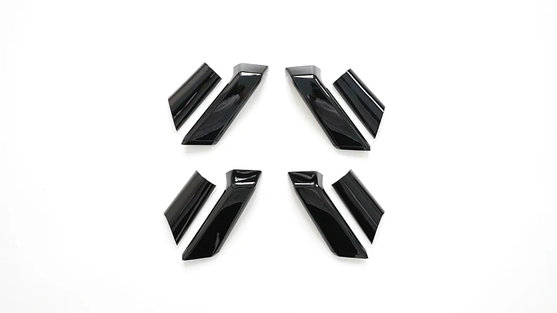 

Стайлинг автомобиля для VW Tiguan MK2 2021-2022 ABS пластик, как углеродное волокно, внутренние молдинги, глянцевые черные аксессуары с покрытием