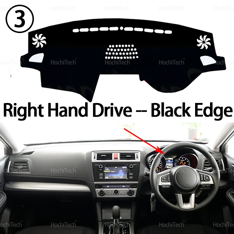 

Для Subaru Outback 2015-2019 2016 2017 2018, чехол для приборной панели автомобиля, избегайте световой коврика, анти-УФ-ковры, нескользящий коврик с левым рулем и правым рулем