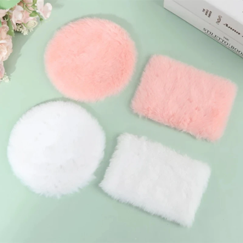 

Dollhouse Miniature Plush Rug Carpet Mat Dolls House Living Room Furniture Decoration Accessories