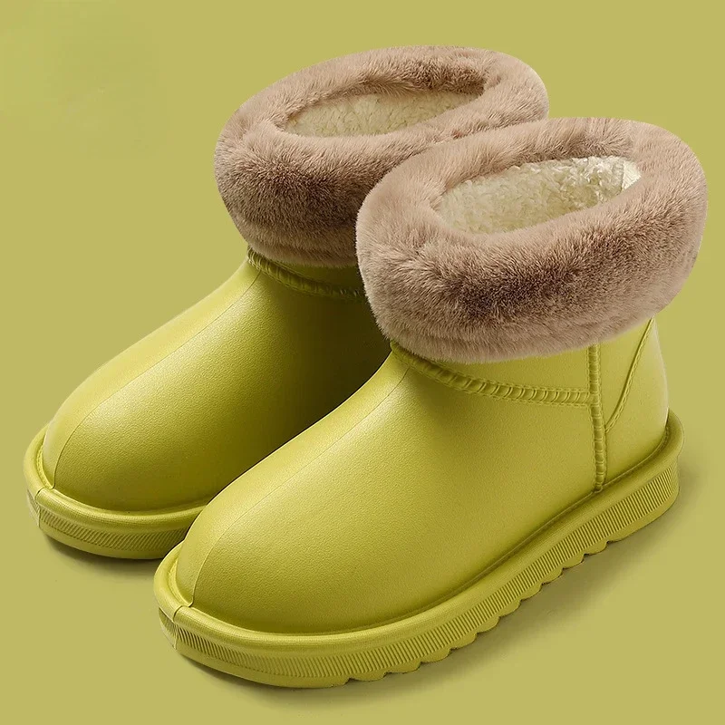 Женская обувь Уличная из хлопка водонепроницаемые женские резиновые сапоги ЭВА