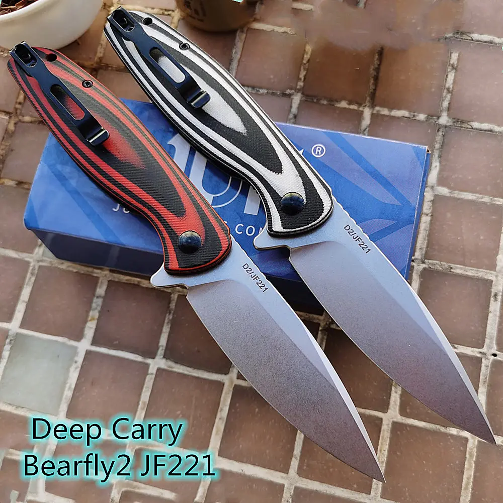JUFULE Bearfly 2 0 глубокая переноска Керамический шарикоподшипник Flipper D2 Сталь G10 Охота