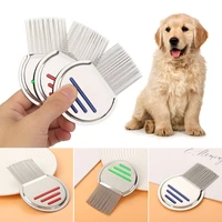 practical massage tool dense tooth nit flea brush pet hair comb cleaning supplies lice comb