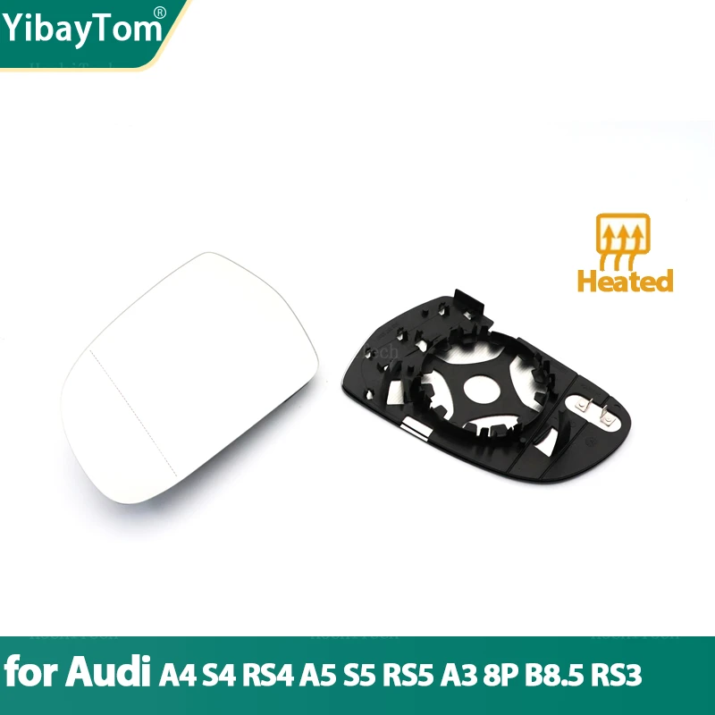

Heating Side Mirror Glass Lens Door Wing Rear View Mirror Glass for Audi A4 S4 RS4 B8.5 2011-16, A5 S5 RS5 B8.5 10-16, A3 8P RS3