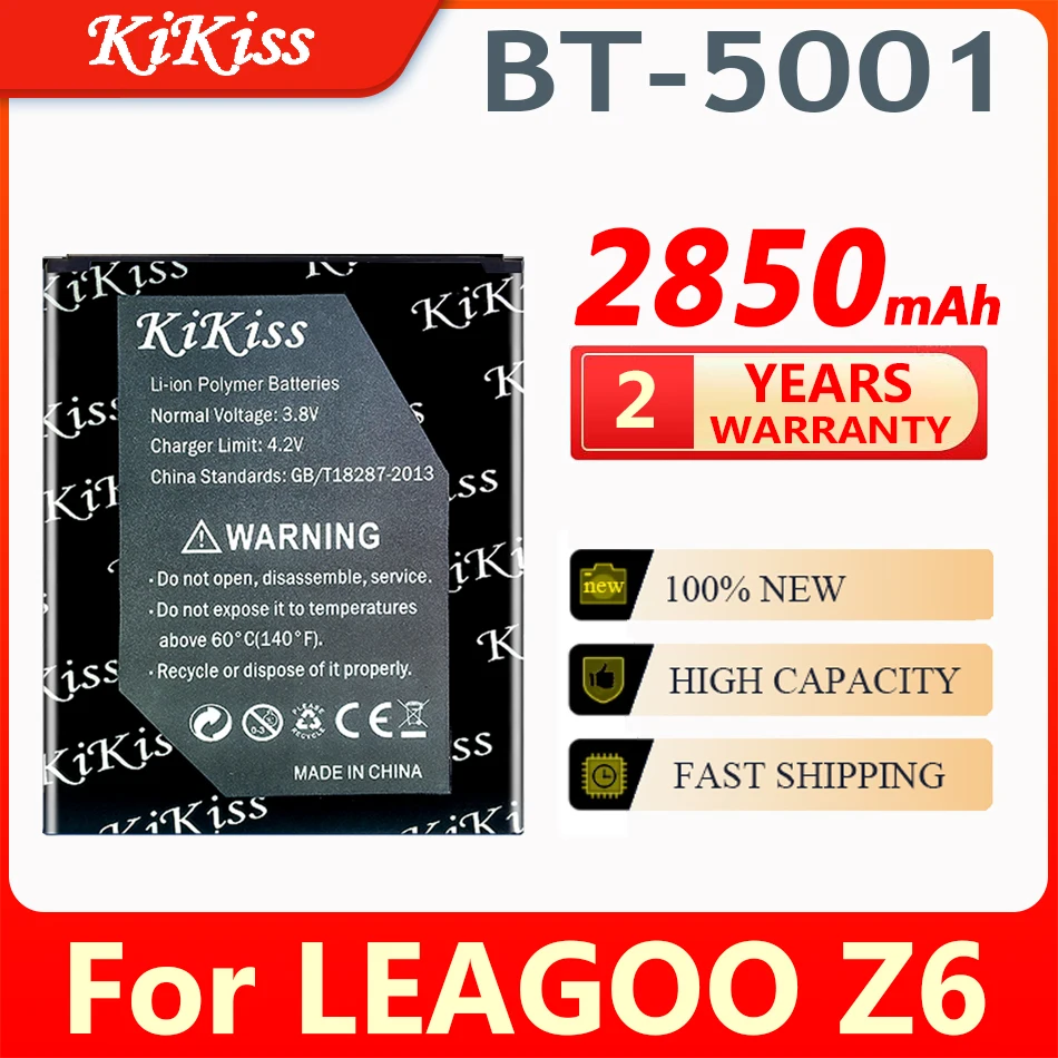 

KiKiss 2850mAh Replacement Battery BT-5001 For LEAGOO Z6