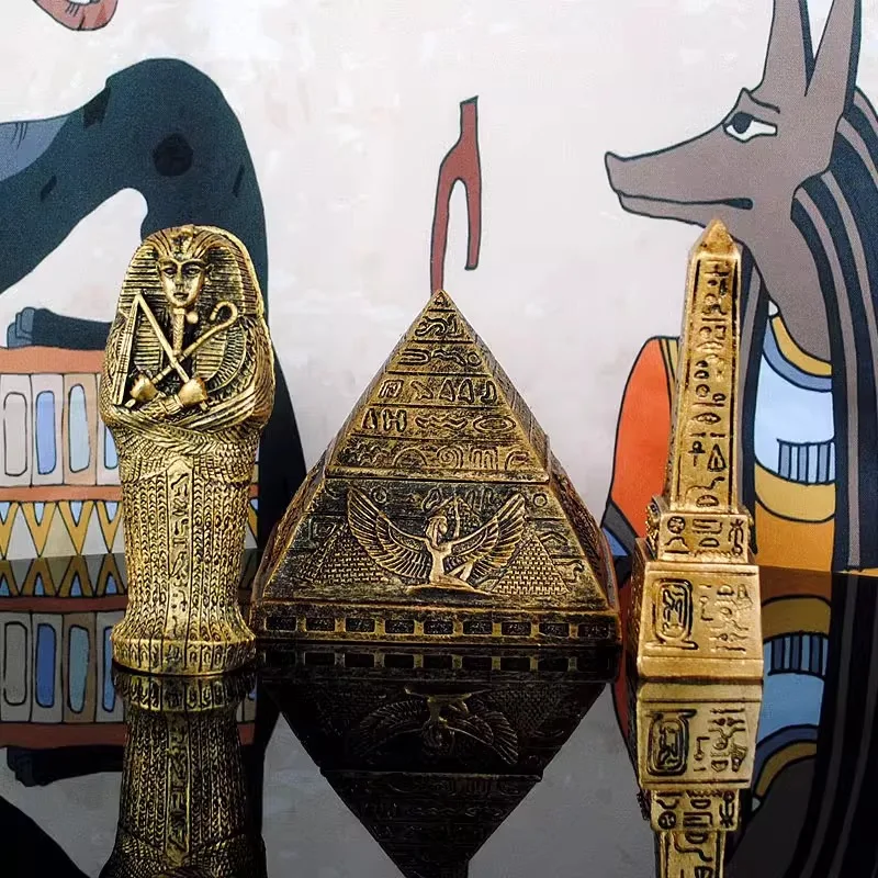 Древние Египетские пирамиды обелески модели мам орнамент из смолы туристические
