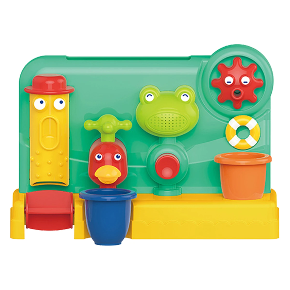 

new Bath Waterfall Toy with 2pcs Suction Cups Waterwheel Bath Toy Improve Fine Skills Motor Water Windmill Toy Early Educational