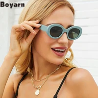 boyarn fashion round frame sunglasses womens 2022 retro small oval sun glasses mens shades uv400 eyewear gafas de sol