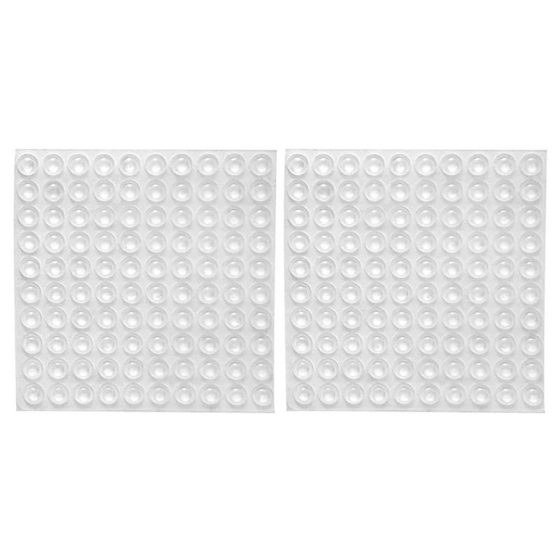 

600X Transparent Rubber Feet Adhesive Bumper Pads Self Stick Bumpers Sound Dampening Door Cabinet Buffer Pads, 8 X 2.5Mm