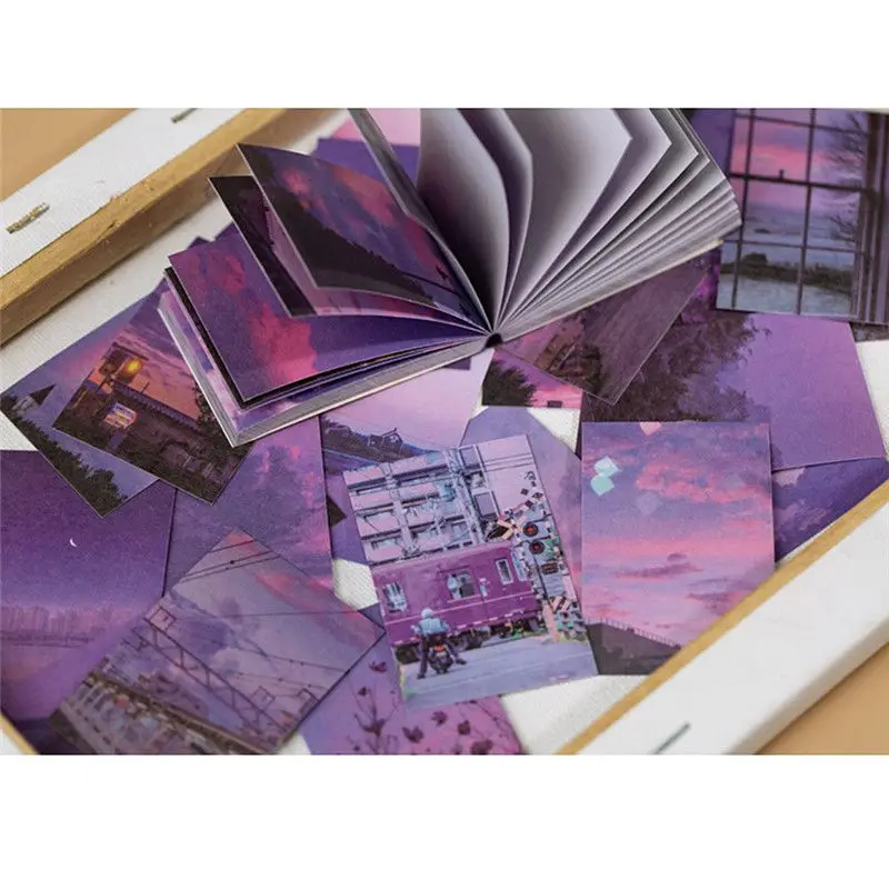 

50PCS DIY Craft Note Stickers Washi Paper Journal Planner Decor Scrapbooking