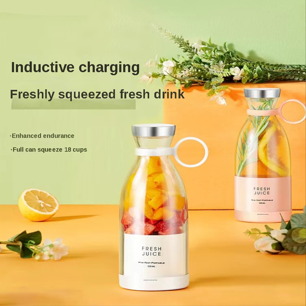 

Portable Mini Blender. For Fresh Juice, Smoothies, Shakes With Magnetic Wireless Charging(Personal Travel Blender For On The Go)